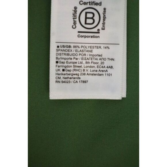 Athleta 198671-40 Women's Sz 6/Tall Green Brooklyn Mid-Rise Ankle Pants - Picture 5 of 12